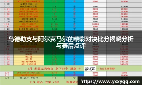 乌德勒支与阿尔克马尔的精彩对决比分揭晓分析与赛后点评